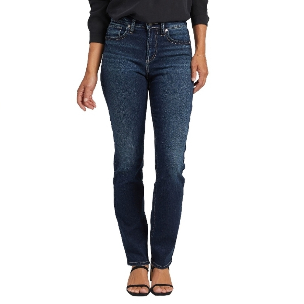 🎉 HOST PICK🎉 Silver high rise straight Avery jeans NWT